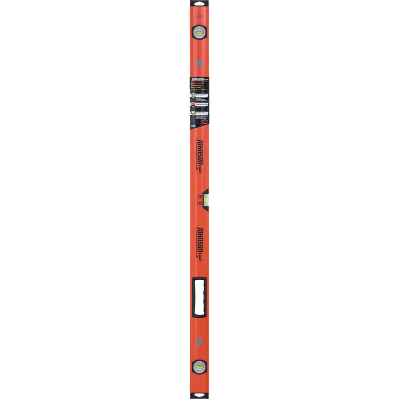 Johnson 48 in. Aluminum Magnetic Professional Box Level 3 vial