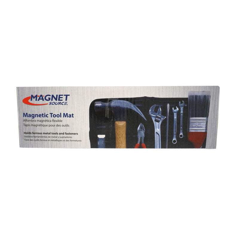 Magnet Source 19-1/2 in. L X 8.85 in. W Black Magnetic Tool Mat 19 lb. pull