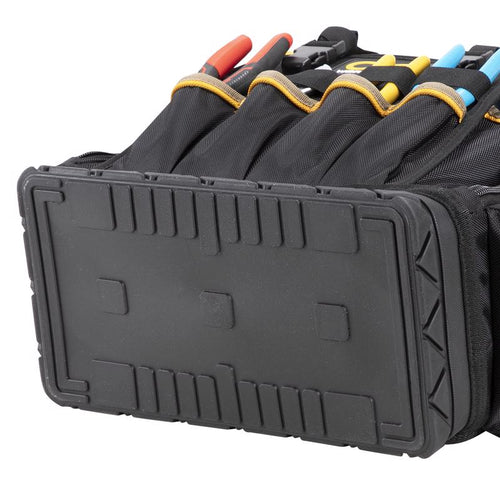 CLC 13 in. W X 18 in. H Ballistic Polyester Backpack Tool Bag 38 pocket Black/Blue 1 pc