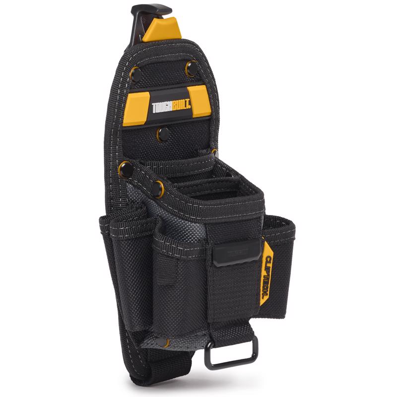 ToughBuilt 5 in. W X 13 in. H Polyester Technician Tool Pouch 7 pocket Black/Gray 1 pc