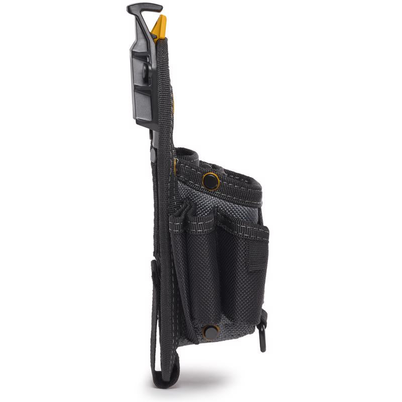 ToughBuilt 5 in. W X 13 in. H Polyester Technician Tool Pouch 7 pocket Black/Gray 1 pc