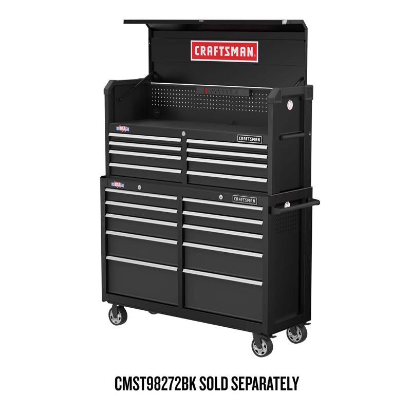 Craftsman S2000 52 in. 10 drawer Steel Rolling Tool Cabinet 32.4 in. H X 19 in. D