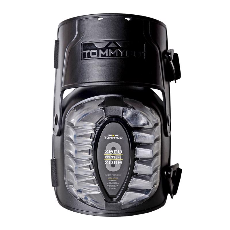 Tommyco 6.5 in. L X 4 in. W Rough Terrain Hinged Knee Pads Black One Size Fits All