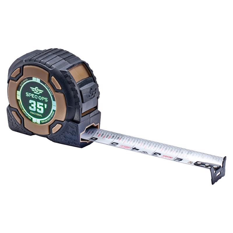 Spec Ops Tools 35 ft. L X 3.3 in. W Tape Measure 1 pk