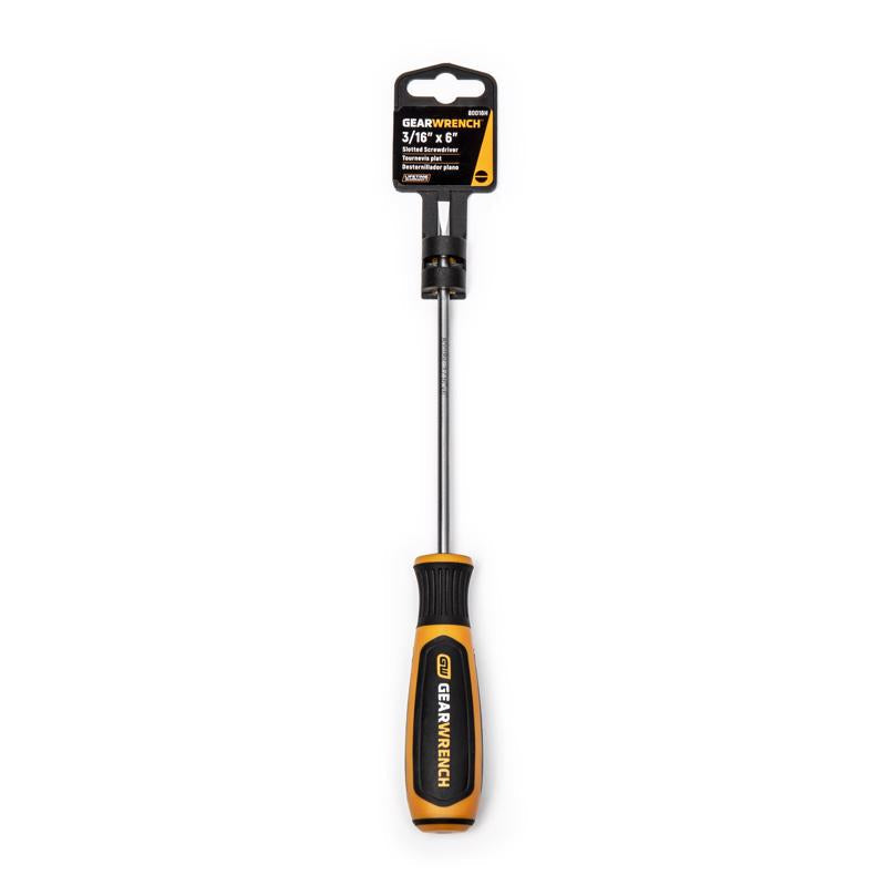 Gearwrench 3/16 in. X 6 in. L Slotted Cabinet Screwdriver 1 pk