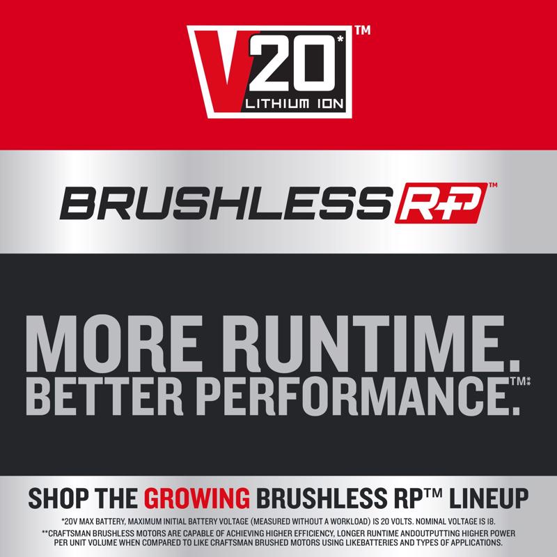 Craftsman V20 Brushless RP Brushless Cordless Powered Screwdriver Tool Only