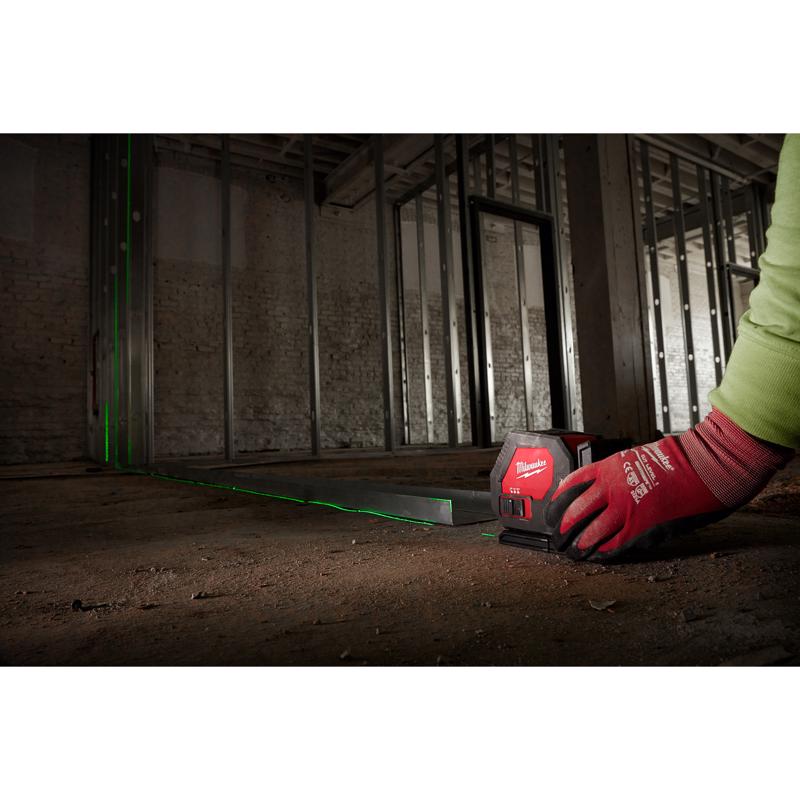 Milwaukee 2 beam Self Leveling Cross-Line Laser 165 ft. 1 pc