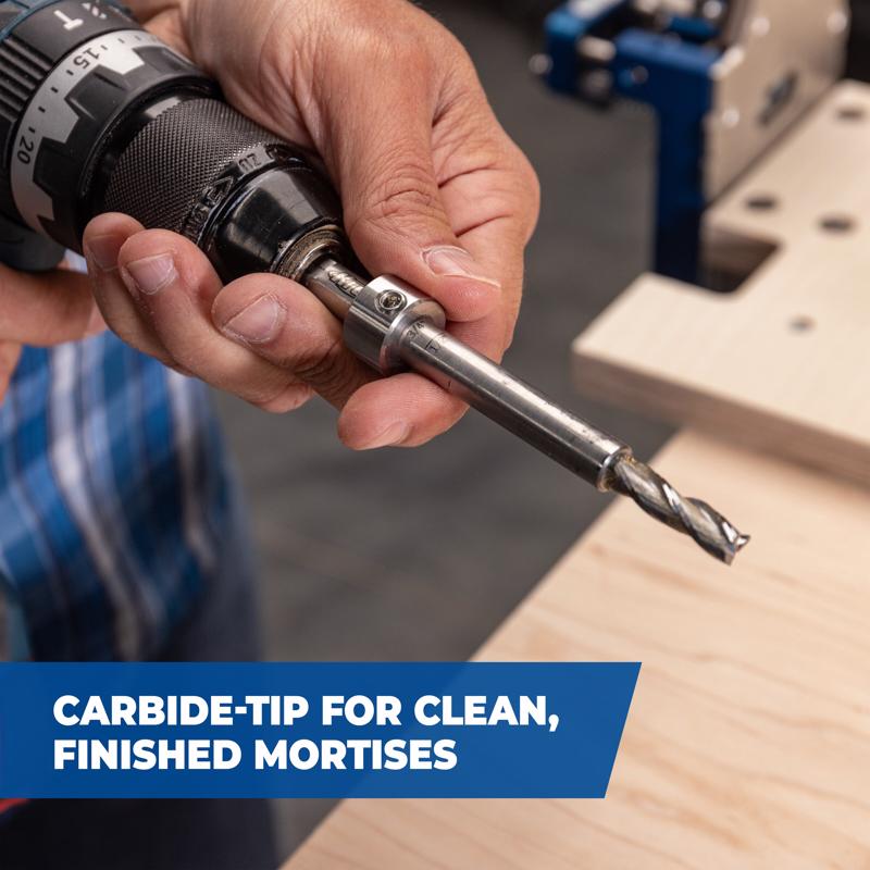 Kreg MortiseMate 10 mm Carbide Tipped Mortising Cutter 1 pk