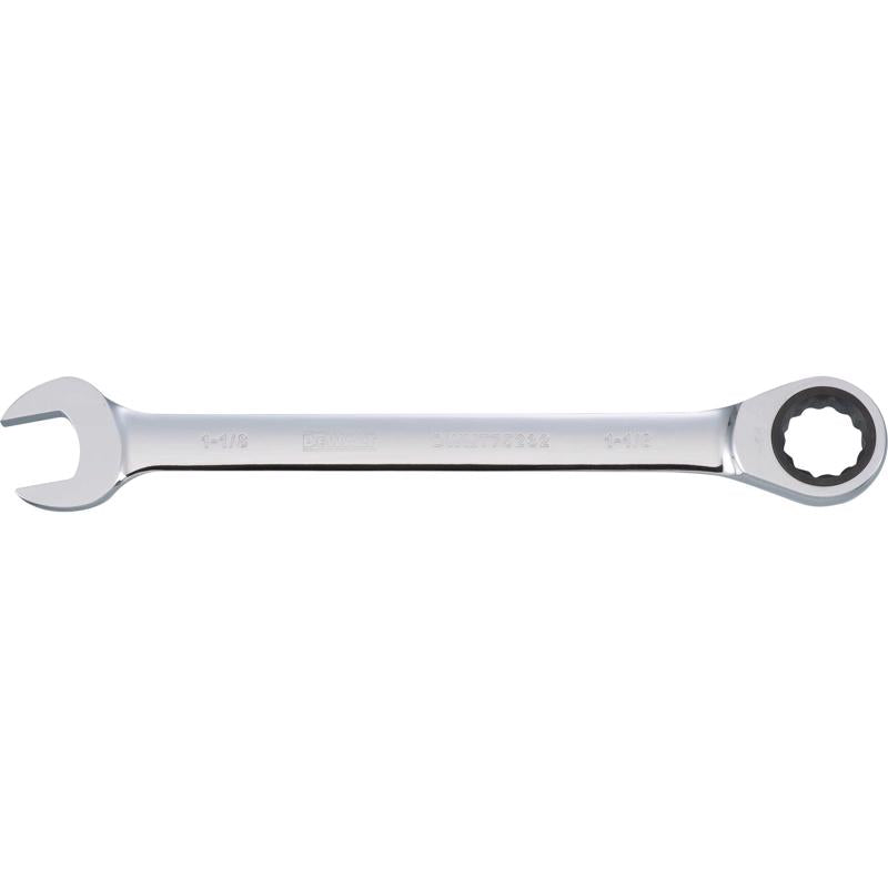 Dewalt 1-1/8 in. X 1-1/8 in. SAE Ratcheting Combination Wrench 14-1/8 in. L 1 pc