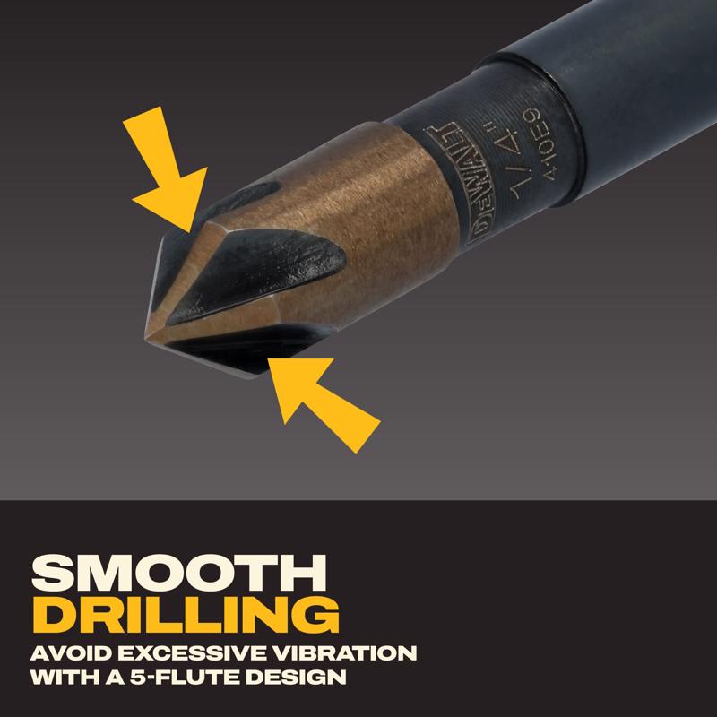 DeWalt 1/2 in. High Speed Steel Countersink Bit 1 pc
