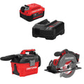 CRAFTSMAN  V20 4Ah  Battery and Charger Starter Kit with 2Gal Wet/Dry Vac with6-1/2-in Circular Saw