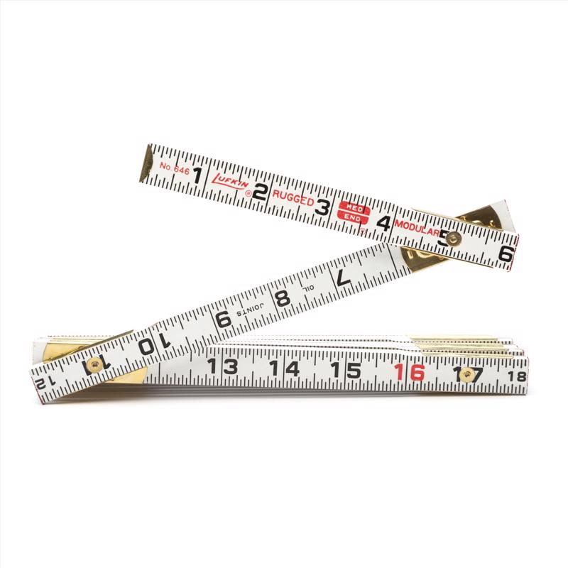 Lufkin Red End 72 in. L X 5/8 in. W Wood Folding Masonry Rule SAE