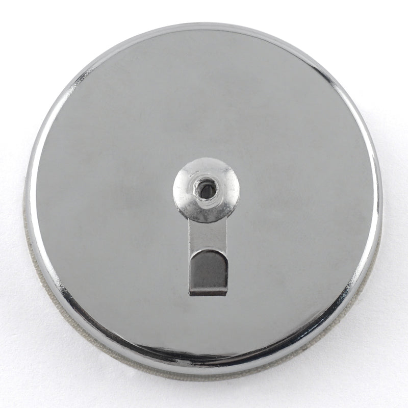 Magnet Source 2-5/8 in. L X 2.63 in. W Silver Magnetic Hooks 35 lb. pull 2 pc