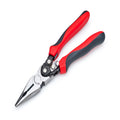 Crescent 9 in. Chrome Vanadium Steel Pro Series Compound Action Long Nose Pliers