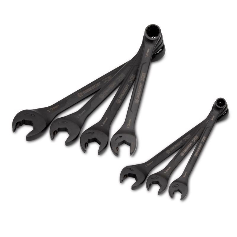 Crescent X6 12 Point Metric Wrench Set 11 in. L 7 pk