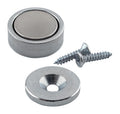 Magnet Source .25 in. L X .625 in. W Silver Super Latch Magnets 16 lb. pull 2 pc