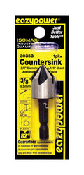Eazypower Isomax 3/8 in. X 3/8 inch  D Tool Steel Countersink Countersink Bit 1 pc