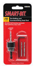 Starborn Smart-Bit #10 Stainless Steel Pre-Drilling and Countersinking Tool 4 pc