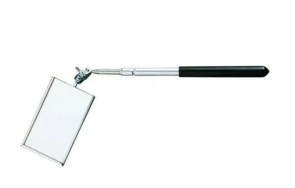 General 16 in. H Polished Chrome Silver Metal Inspection Mirror